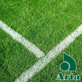 White Stripe Artificial Grass